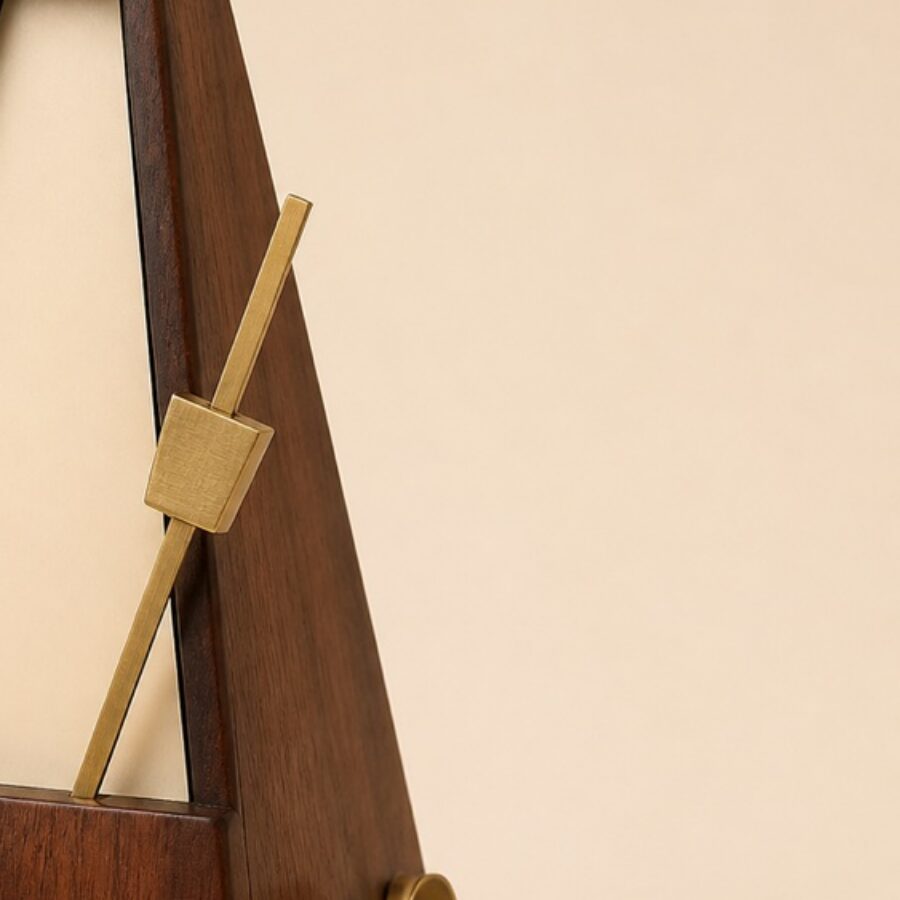Walnut Pendulum Metronome - Detail A