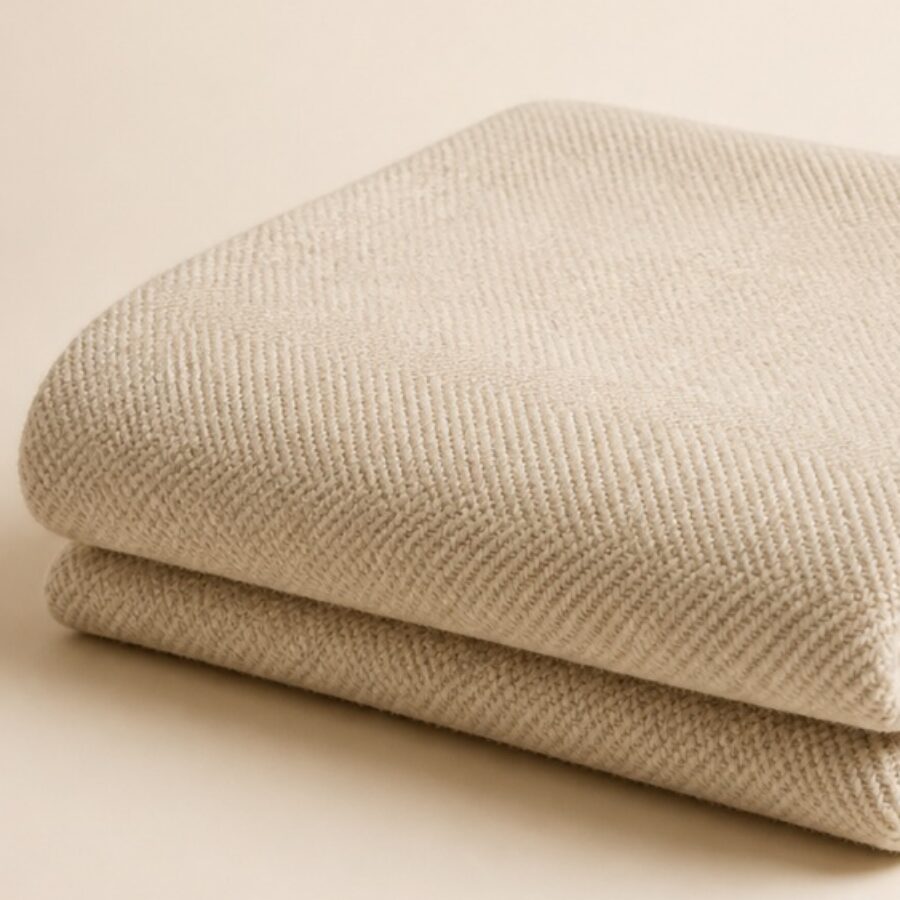 Herringbone Wool Blanket - Image 3
