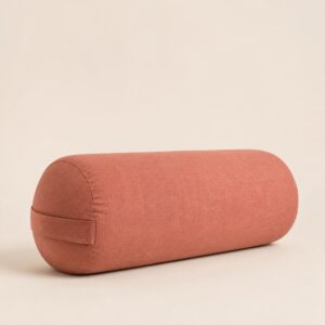 Rose Linen Bolster
