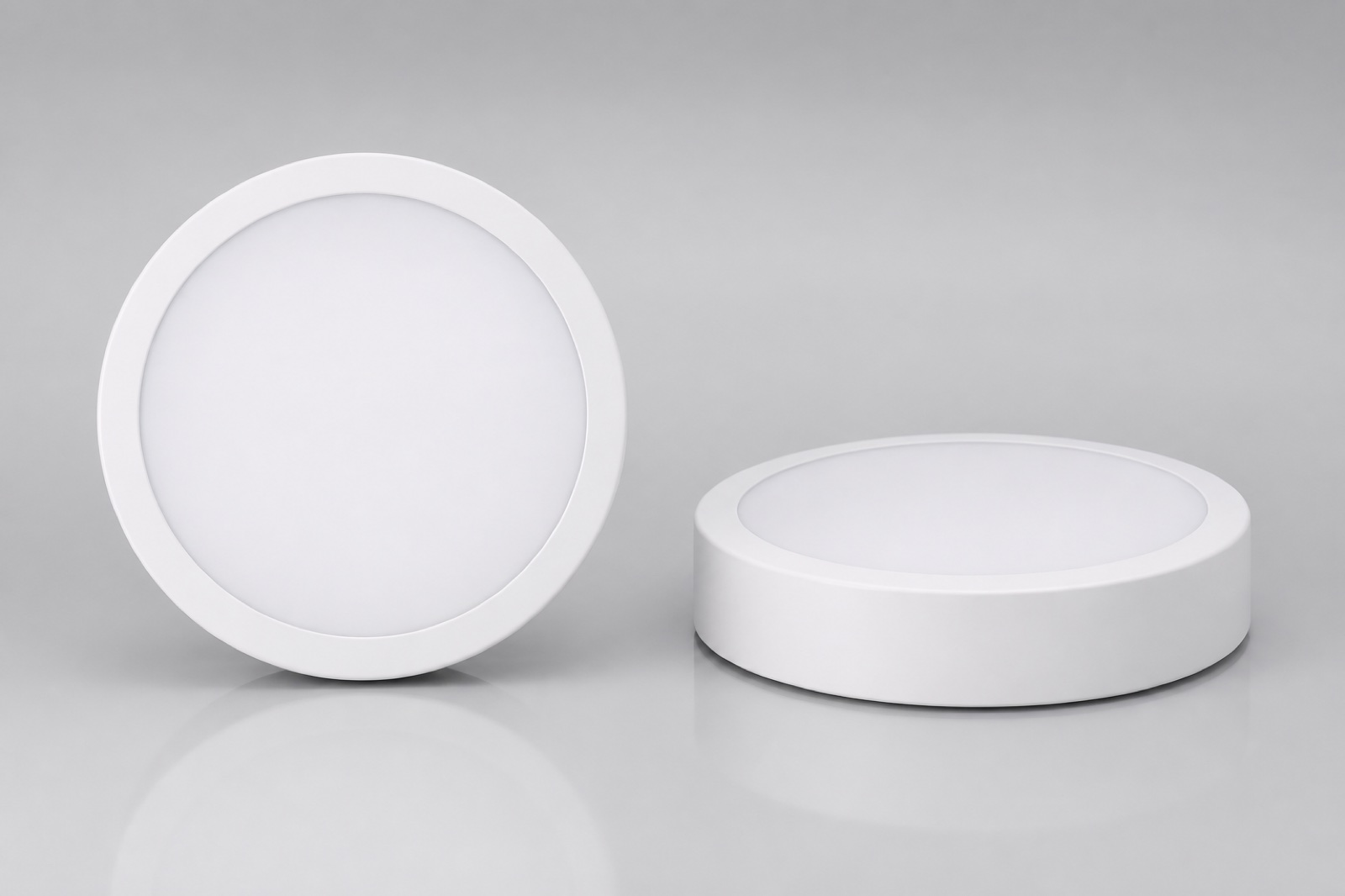 Surface mounted emergency downlights