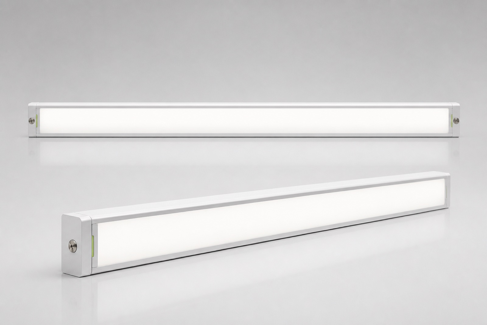 Slim emergency batten lights