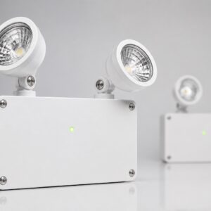 Twin head emergency spotlight