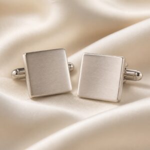 Brushed Square Cufflinks