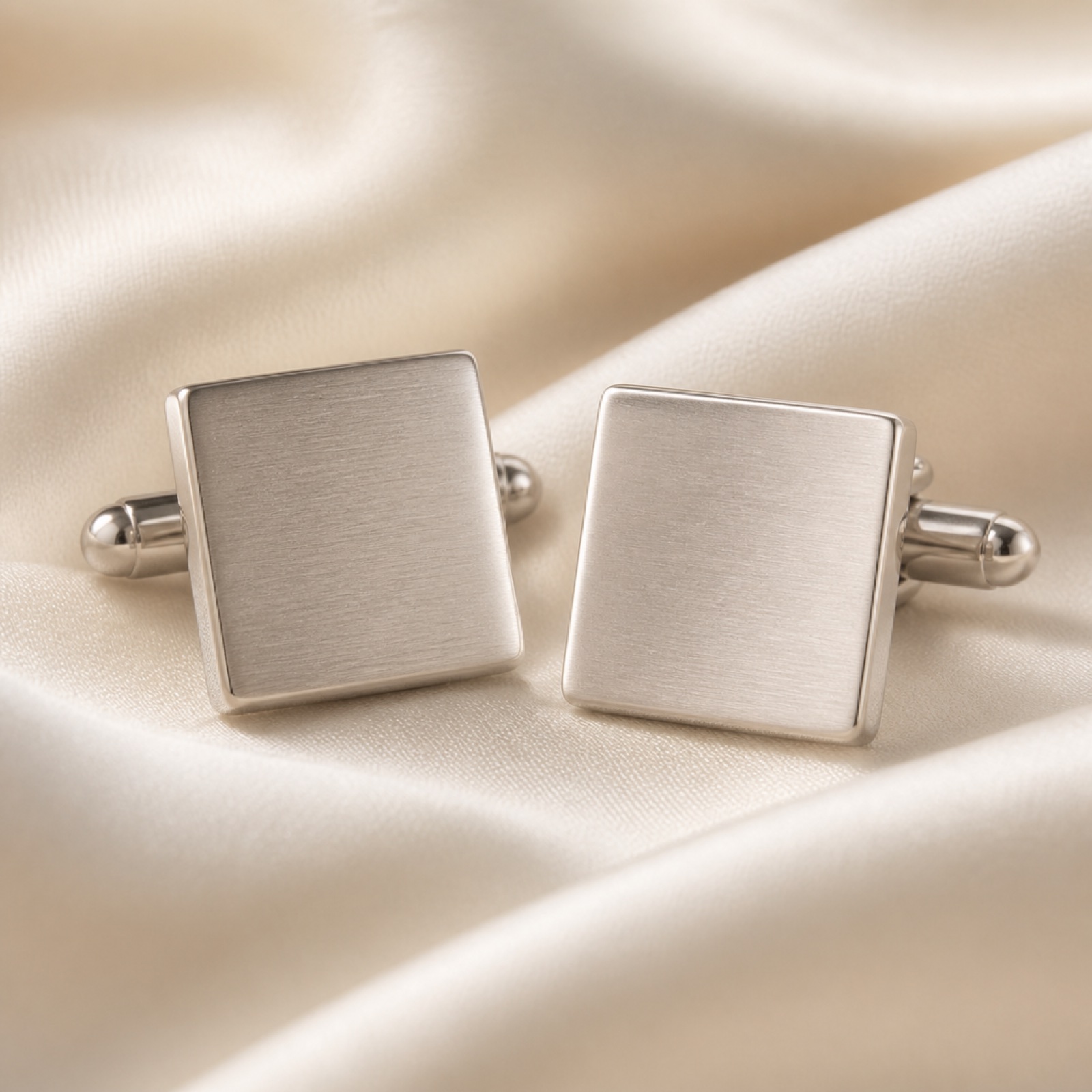 Brushed Square Cufflinks