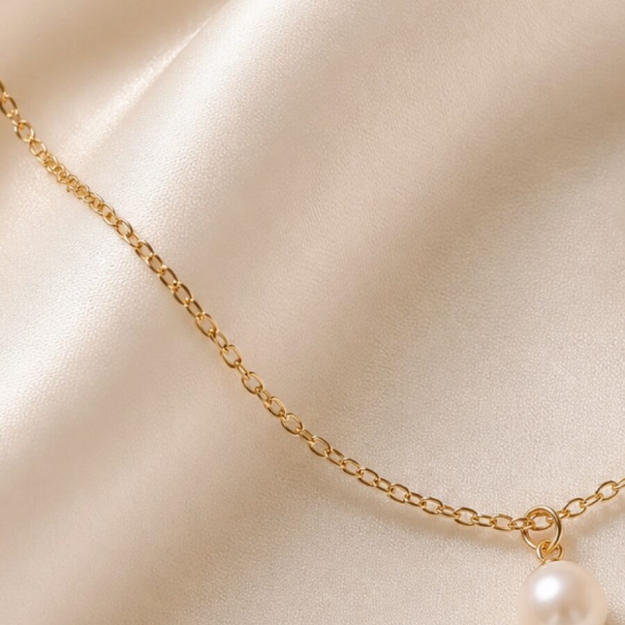 Seedpearl Strand Necklace - Detail B