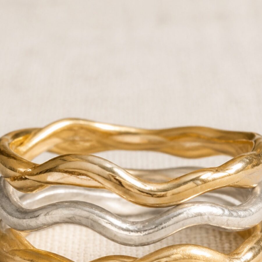 Vinelight Stacking Rings - Detail A
