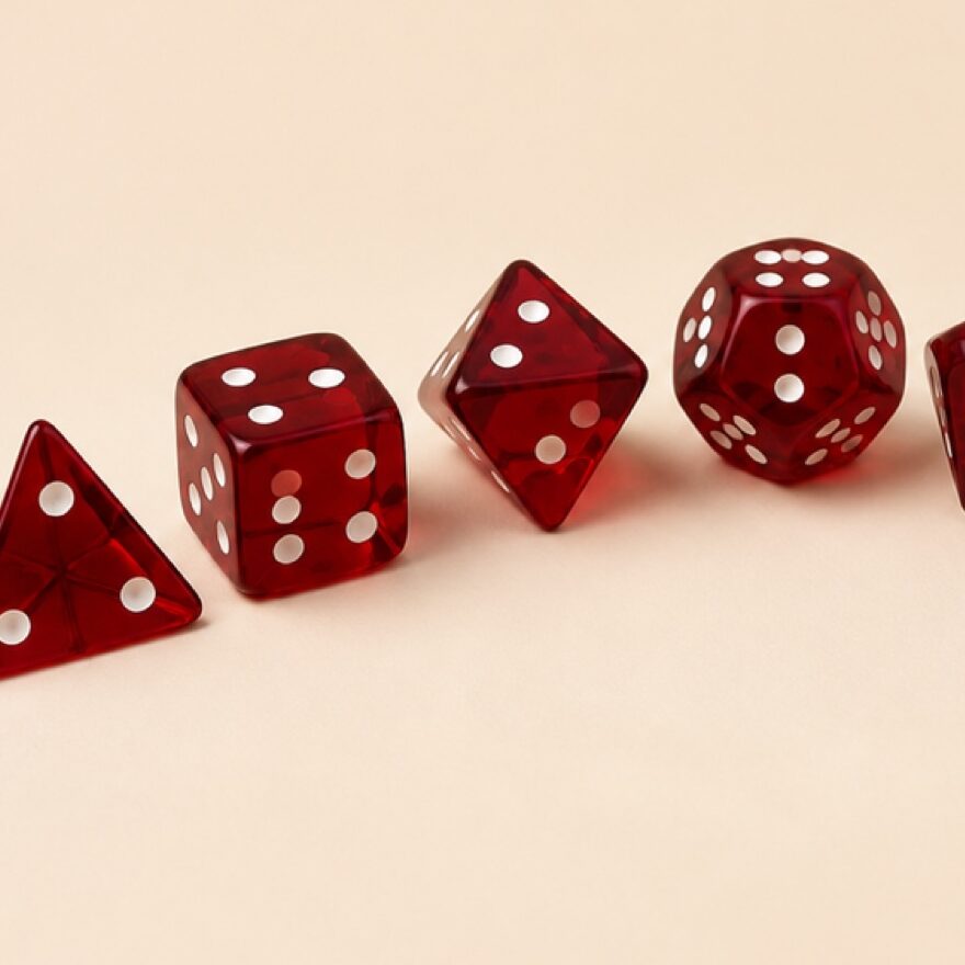 Ember Resin Dice Set - Image 3